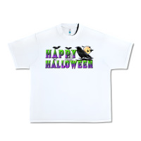 White happy halloween Urban Heavy Tee - BundleAndBundleShop