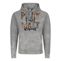 Cloud Rock Pray Trust Wait Repeat Vintage Hoodie - CowhideDigitalArt