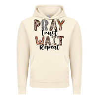 Vintage Artic Pray Trust Wait Repeat Vintage Hoodie - CowhideDigitalArt