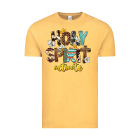 Vintage Mustard Holy Spirit Activate Vintage Tee - FaDigitalArtStudio