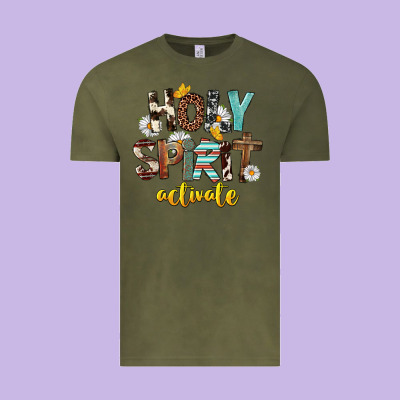 Holy Spirit Activate Vintage Tee Designed By Fadigitalartstudio