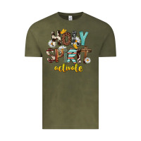 Vintage Olive Holy Spirit Activate Vintage Tee - FaDigitalArtStudio