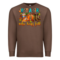 Chestnut Just a girl who loves Fall Premium Sweatshirt - RanaPortraitStore