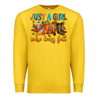 Lemon Just a girl who loves Fall Premium Sweatshirt - RanaPortraitStore
