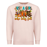 Just A Girl Who Loves Fall Premium Sweatshirt | Teevron