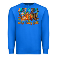 True Royal Just a girl who loves Fall Premium Sweatshirt - RanaPortraitStore