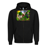Black St patrick's day cows Zipper Hoodie - RanaPortraitStore