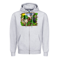 Heather Grey St patrick's day cows Zipper Hoodie - RanaPortraitStore