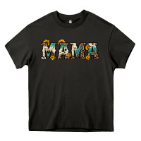 Asphalt mama sunflower leopard Heavy Core Tee - OliviaCreatesArt