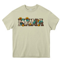 Mossy mama sunflower leopard Heavy Core Tee - OliviaCreatesArt