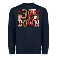 Navy three up three down baseball Heavyweight Sweatshirt - Jasminsmagicworld
