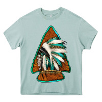 Arona indian headdress arrowhead Heavy Core Tee - Jasminsmagicworld