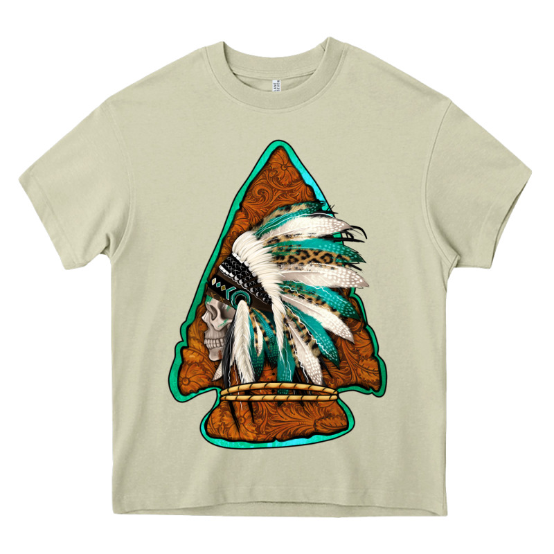 Indian Headdress Arrowhead Heavy Core Tee by Jasminsmagicworld | Teevron