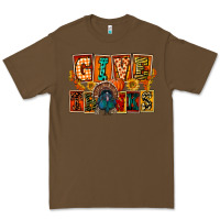 Cacao Give Thanks Thanksgiving Premium Tee - FaDigitalArtStudio