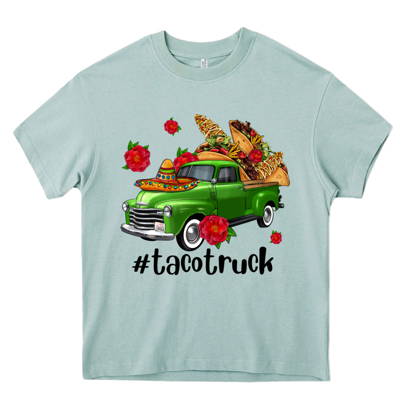 Tacotruck Olivia Heavy Core Tee by OliviaCreatesArt | Teevron