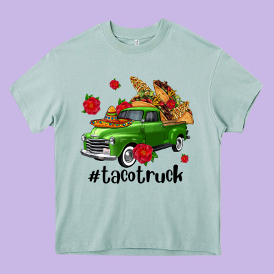 Tacotruck Olivia Heavy Core Tee Designed By Oliviacreatesart