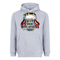 Heather Grey this is my Christmas movie watching Heavyweight Hoodie - Jasminsmagicworld