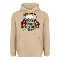 Mushroom this is my Christmas movie watching Heavyweight Hoodie - Jasminsmagicworld
