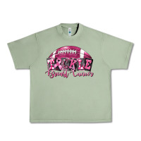 Oil Green Tickle Breast Cancer Football Urban Heavy Tee - FaDigitalArtStudio