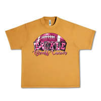 Peanut Butter Tickle Breast Cancer Football Urban Heavy Tee - FaDigitalArtStudio