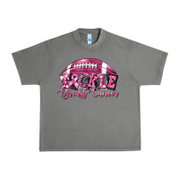 Tornado Tickle Breast Cancer Football Urban Heavy Tee - FaDigitalArtStudio