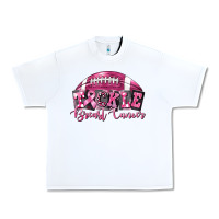 Tickle Breast Cancer Football Urban Heavy Tee | Teevron