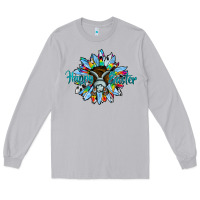 Moon Dust happy easter sunflower Long Sleeve Tee - CowhideDigitalArt
