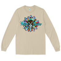 Mushroom happy easter sunflower Long Sleeve Tee - CowhideDigitalArt