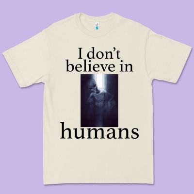 I Don't Believe İn Humans Premium Tee Designed By Bettercallsaul
