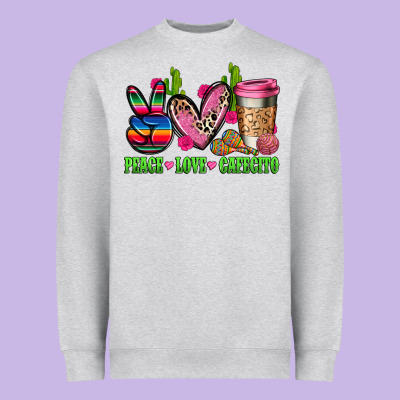But First Cafecito Y Chismecito Heavyweight Sweatshirt Designed By Ranaportraitstore