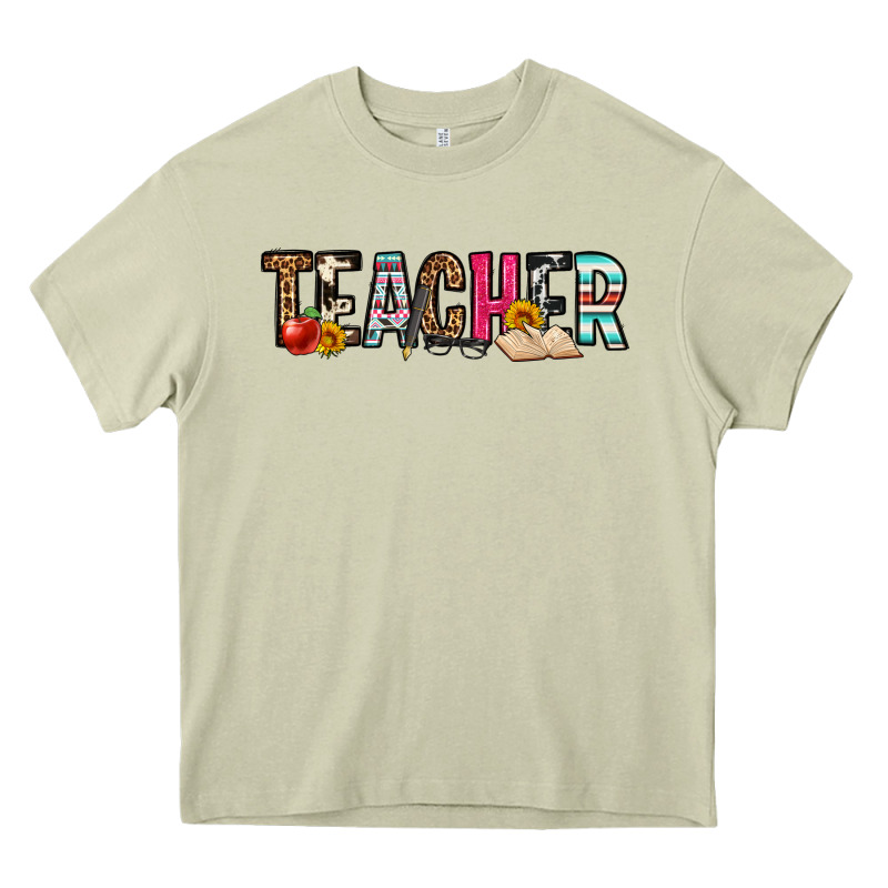 Teacher Heavy Core Tee by OliviaCreatesArt | Teevron