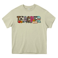 Mossy teacher Heavy Core Tee - OliviaCreatesArt