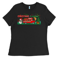 Black christmas is coming Ladies Tee - BundleAndBundleShop