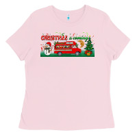 Bubblegum Pink christmas is coming Ladies Tee - BundleAndBundleShop