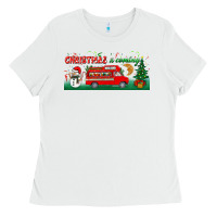 White christmas is coming Ladies Tee - BundleAndBundleShop