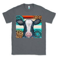 Charcoal Heather Cow Tumbler Classic Tee - CowCowDesign