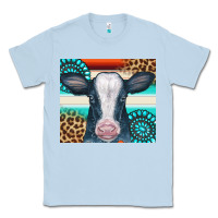 Dusty Blue Cow Tumbler Classic Tee - CowCowDesign