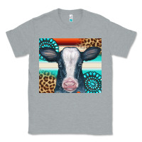 Heather Grey Cow Tumbler Classic Tee - CowCowDesign