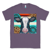 Lavender Cow Tumbler Classic Tee - CowCowDesign