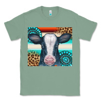 Sage Cow Tumbler Classic Tee - CowCowDesign