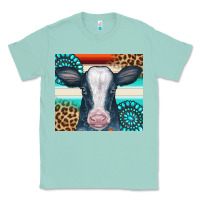 Seafoam Cow Tumbler Classic Tee - CowCowDesign