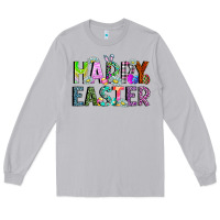 Moon Dust Happy Easter Long Sleeve Tee - CowhideDigitalArt