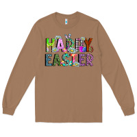 Toasted Coconut Happy Easter Long Sleeve Tee - CowhideDigitalArt