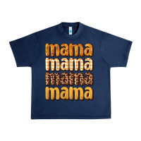 Navy mama fall Urban Heavy Tee - BundleAndBundleShop