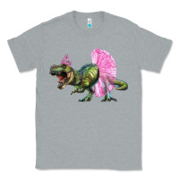 Heather Grey balerina t rex dinosaur with tutu Classic Tee - Artiststas