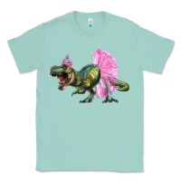Seafoam balerina t rex dinosaur with tutu Classic Tee - Artiststas