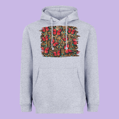 Easter Butterflies Background Heavyweight Hoodie Designed By Ranaportraitstore