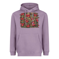 Lavender Easter Butterflies Background Heavyweight Hoodie - RanaPortraitStore