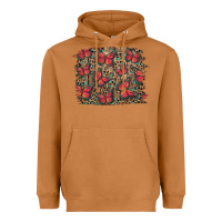 Meerkat Easter Butterflies Background Heavyweight Hoodie - RanaPortraitStore