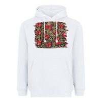White Easter Butterflies Background Heavyweight Hoodie - RanaPortraitStore